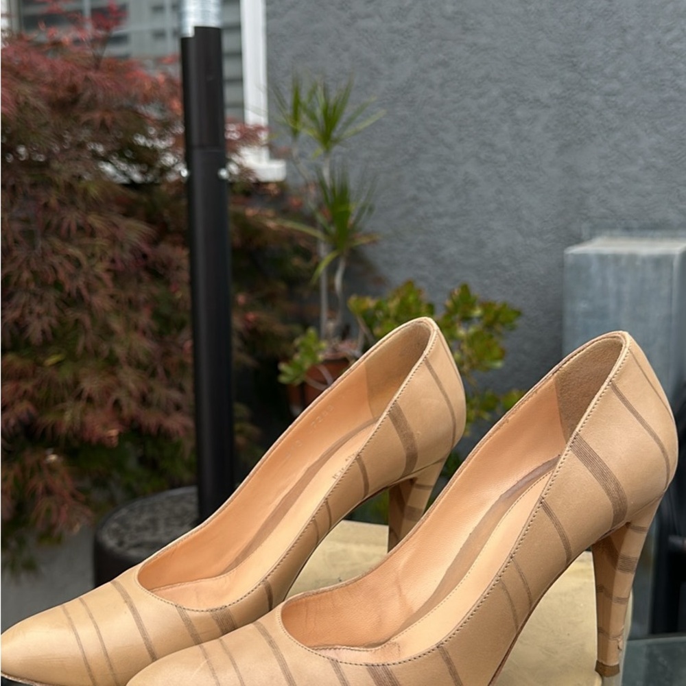 Sergio Rossi Tan Stiletto Heels